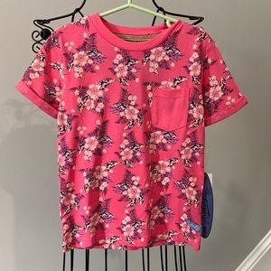 NWT Huntington BC Short Sleeve Pink Shirt Girl
